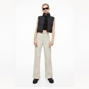 BNWT H&M Twill Wide-leg Pants